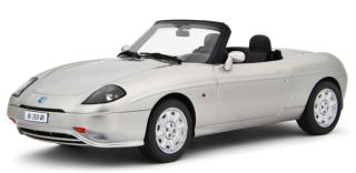 Fiat Barchetta 1995 Grigio Steel Met. Laudoracing 1:18 Resinemodell (Türen, Motorhaube... nicht zu öffnen!)